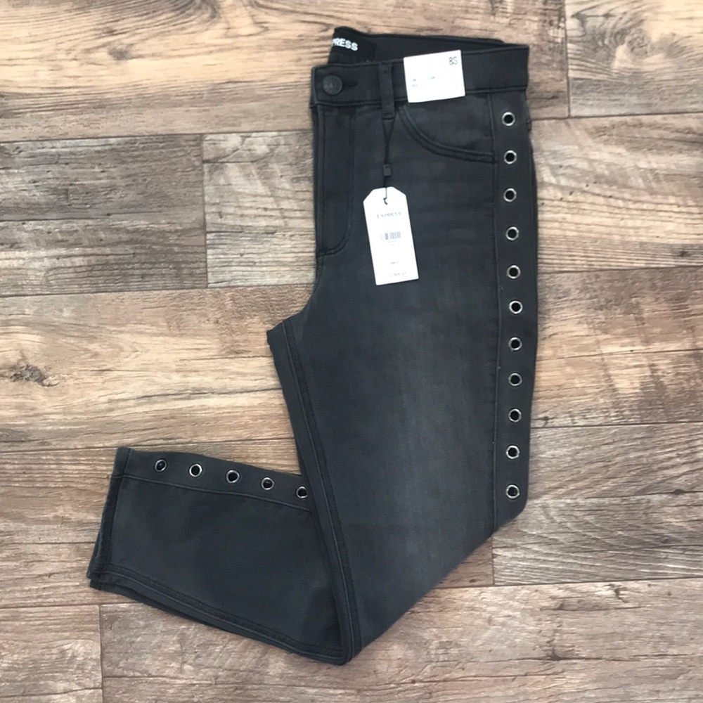 Express High Waisted Stretch Legging Jean, Sz 8
